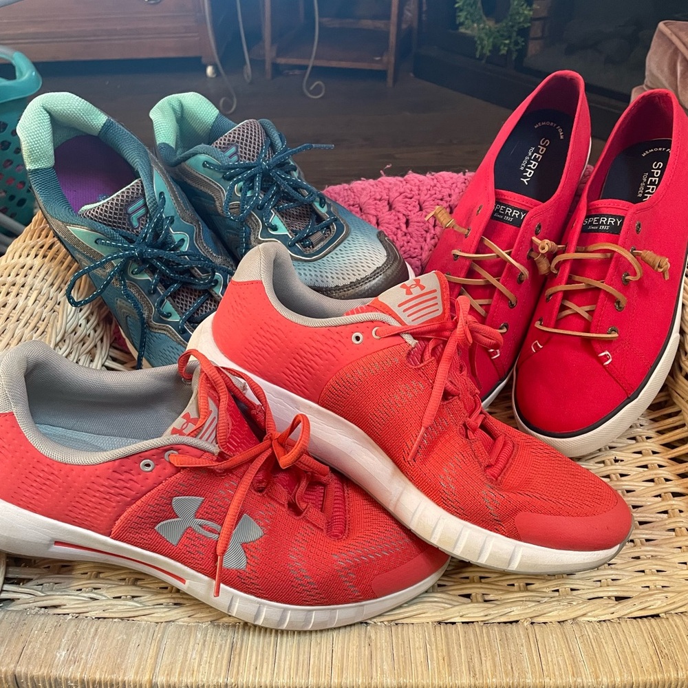 FILA, UNDER ARMOUR, RED SPERRY’S are SOLD